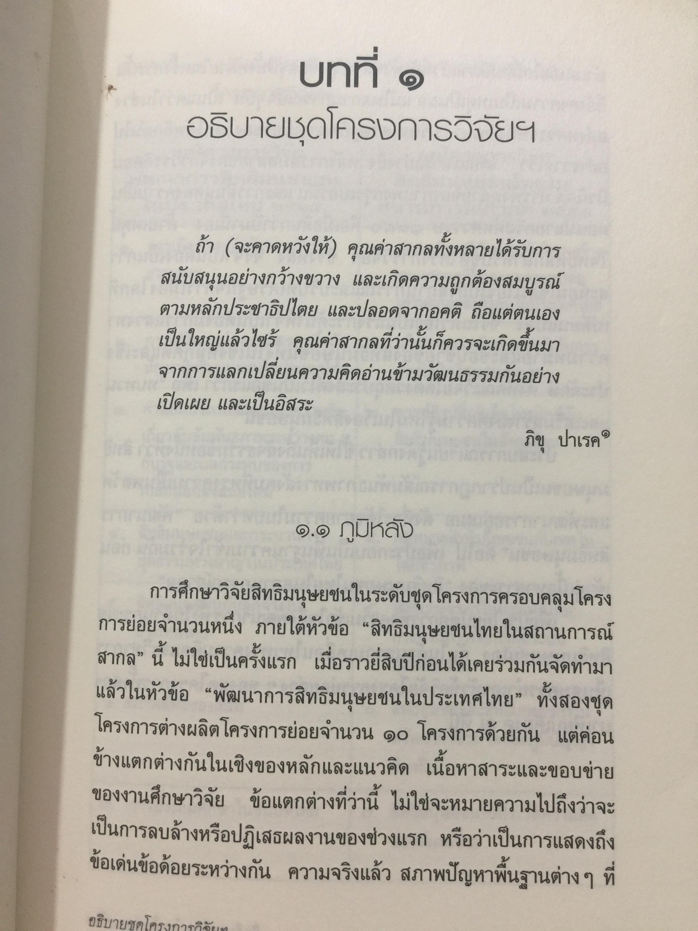 สิทธิมนุษยชนไทย ในกระแสโลก. Thai Human Rights in Global Perspective ผู้เขียน เสน่ห์ ้จามริก 2 กก.