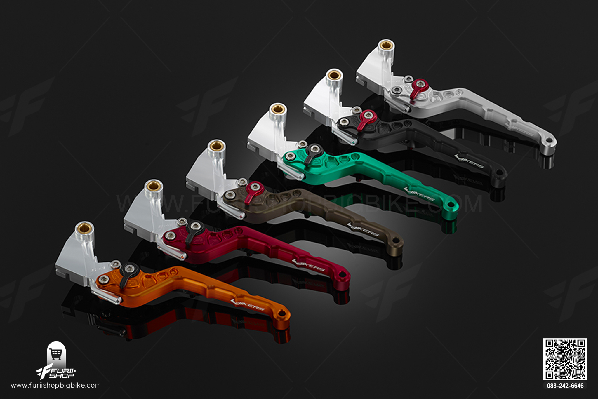 ก้านครัชต์ (Adjustable Clutch Lever (Curved Surface)) Kawasaki D-Tracker (2015-2016)