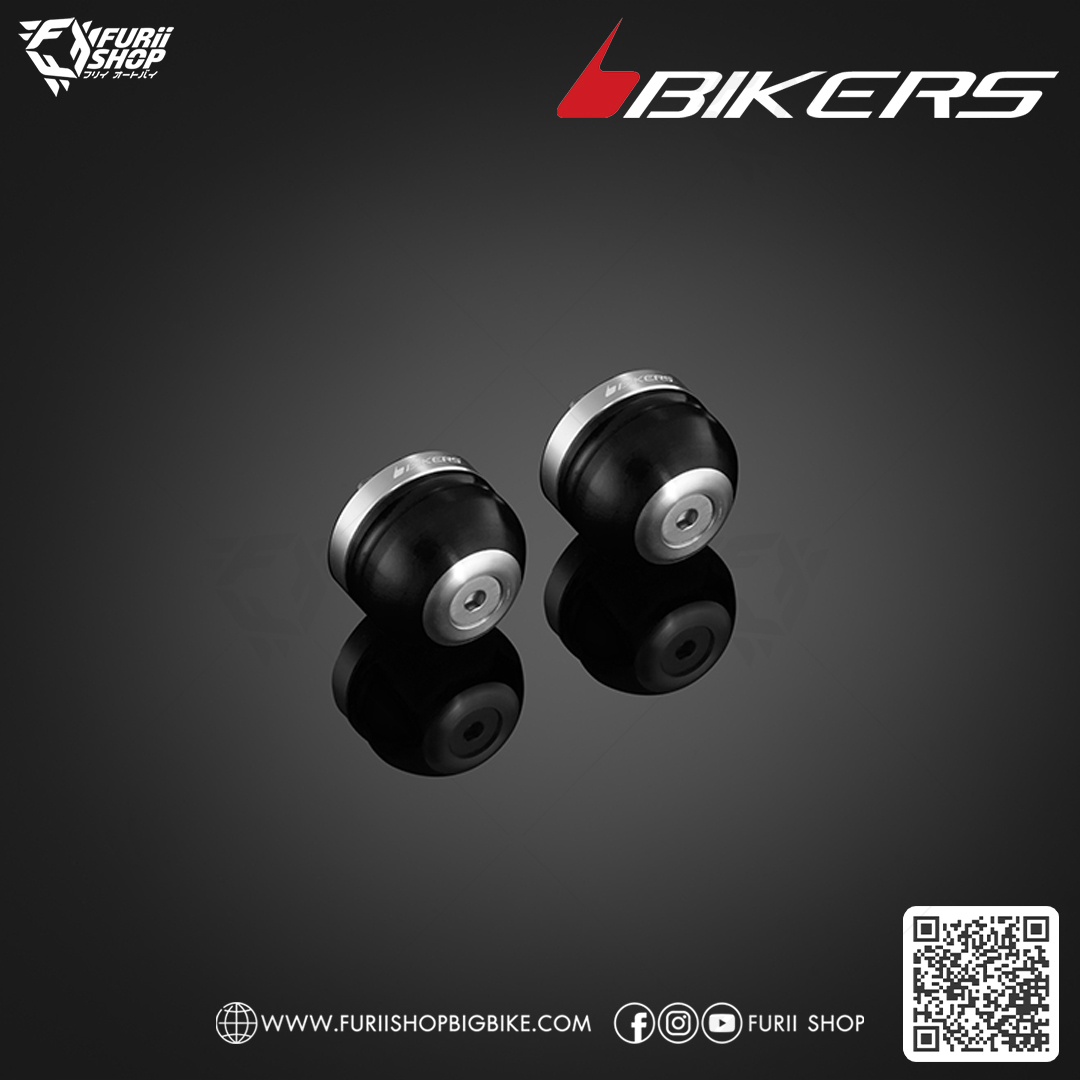 ปลายแฮนด์พร้อมตัวถ่วงน้ำหนัก สำหรับแฮนด์เดิมติดรถ (Y0504) Bikers Handle Bar Caps (used with Standard Handle Bar) : for Yamaha YZF-R3 2015-2018
