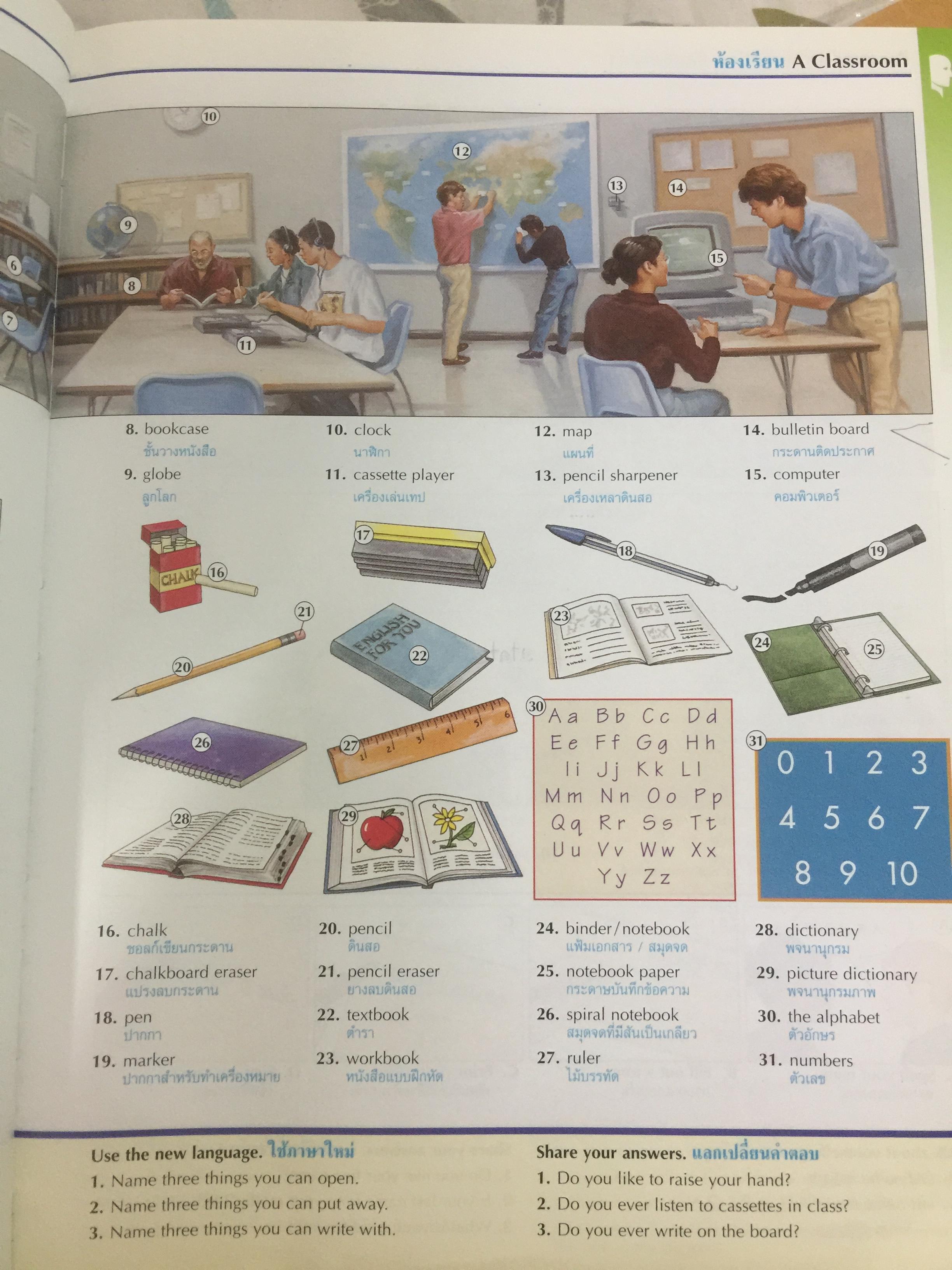 พจนานุกรมรูปภาพ อังกฤษ-ไทย THE OXFORD PICTURE DICTIONARY 0 กก.