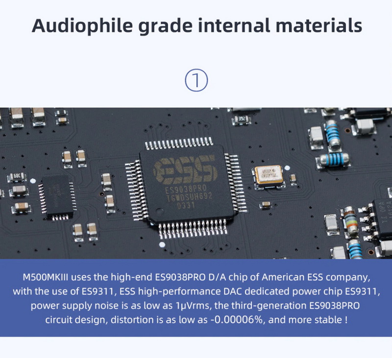 ขาย SMSL M500 MKIII Bluetooth DAC/AMP ตั้งโต๊ะ รองรับ MQA ประกันศูนย์ไทย