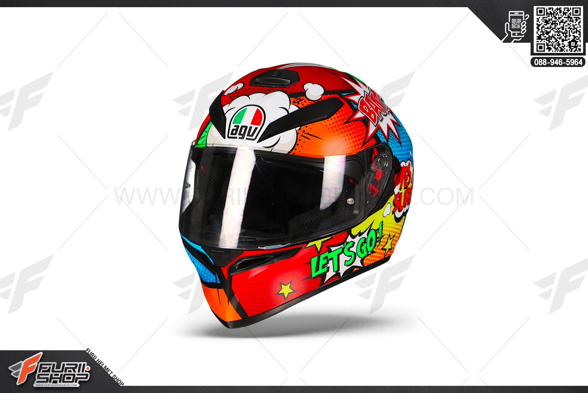 หมวกกันน็อค AGV K-3 SV BALLOON