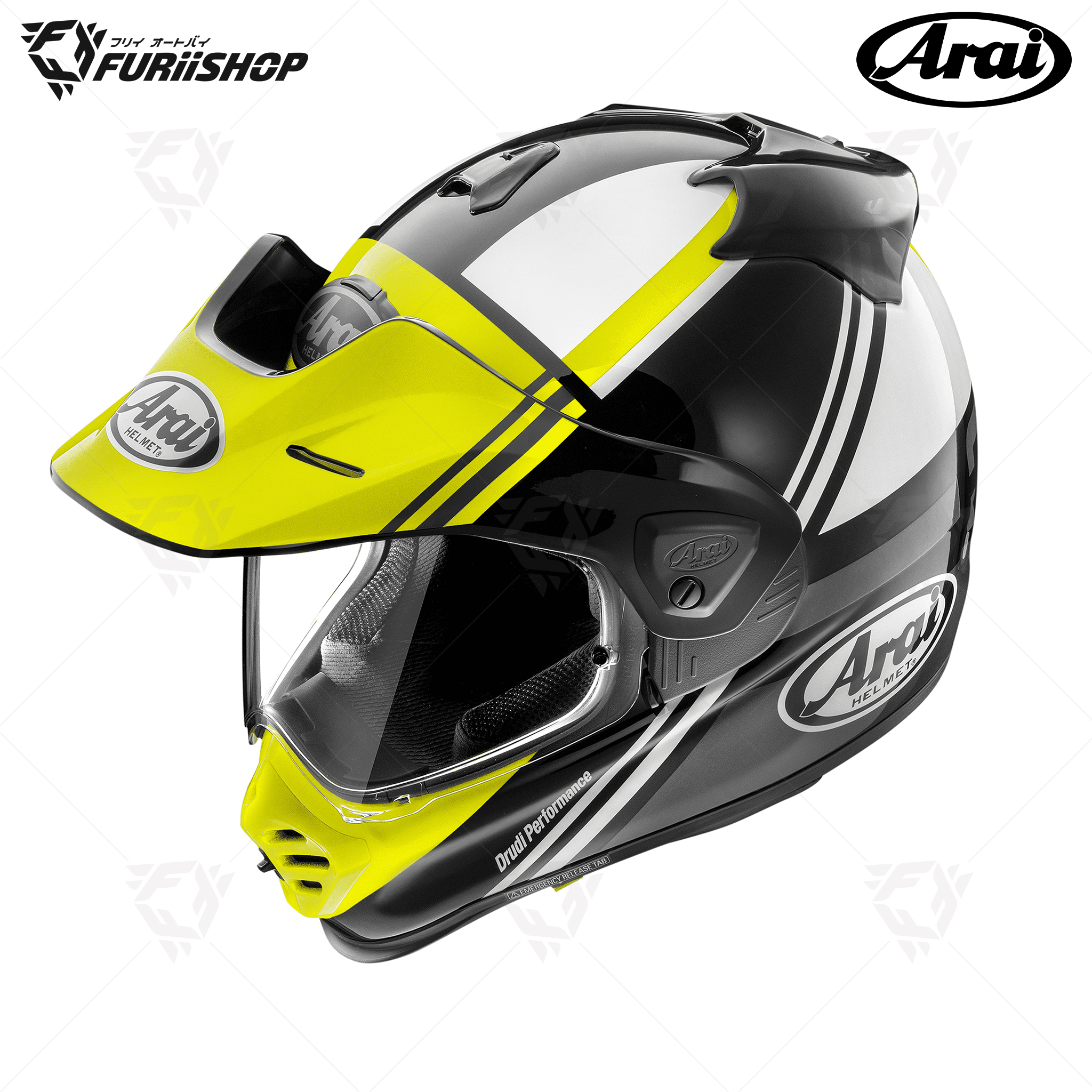 หมวกกันน็อคเต็มใบ Arai : Tour-X5 Cosmic Yellow