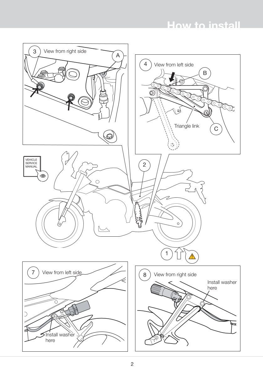 โช๊คหลังแต่ง Ohlins YA041 For Yamaha FZ 1 ปี 2006-2013