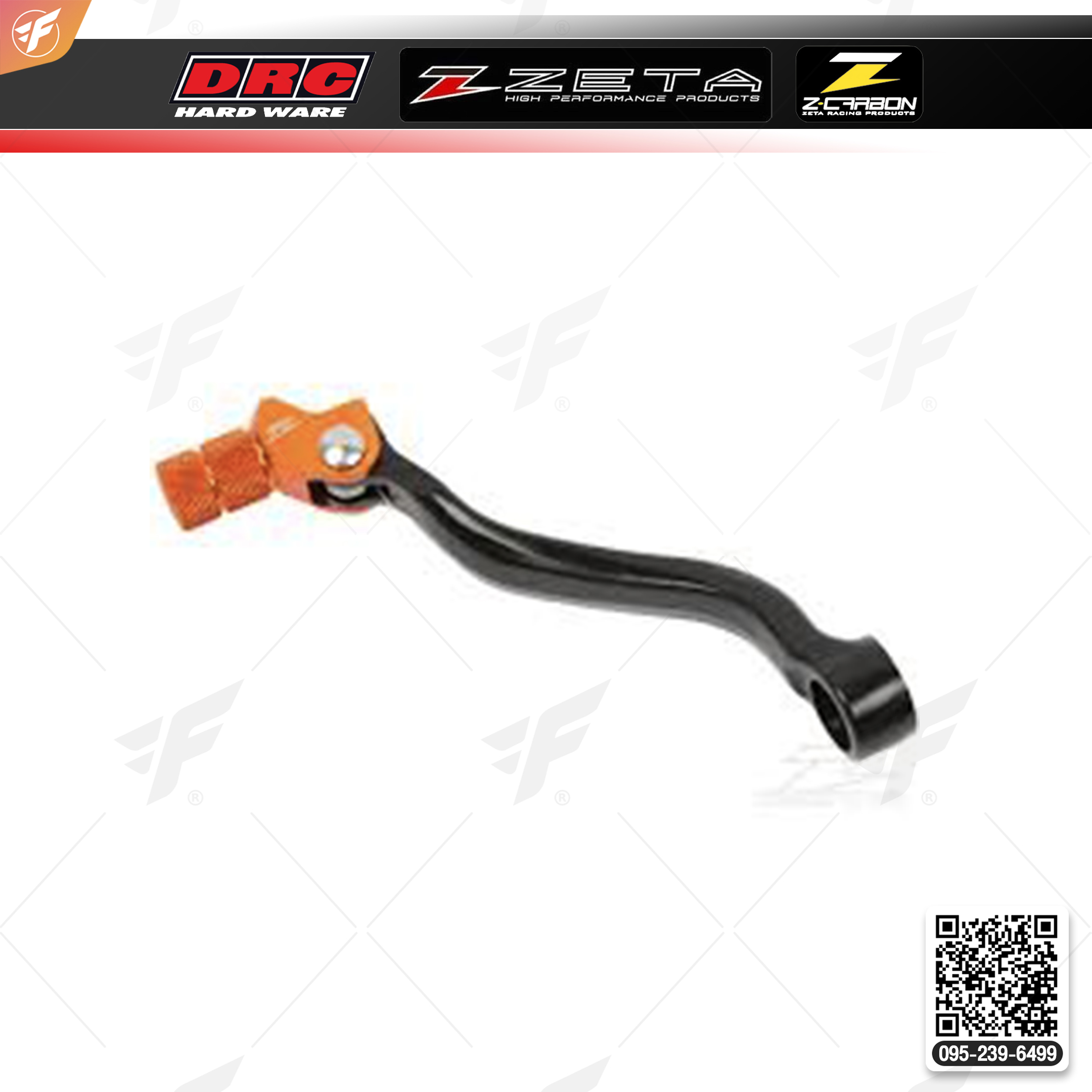 สินค้า ZETA FORGED SHIFT LEVER 250SX-F/XC-F 11- 12.250EXC-F/XCF-W12-16 ORANGE (ZE90-4423)