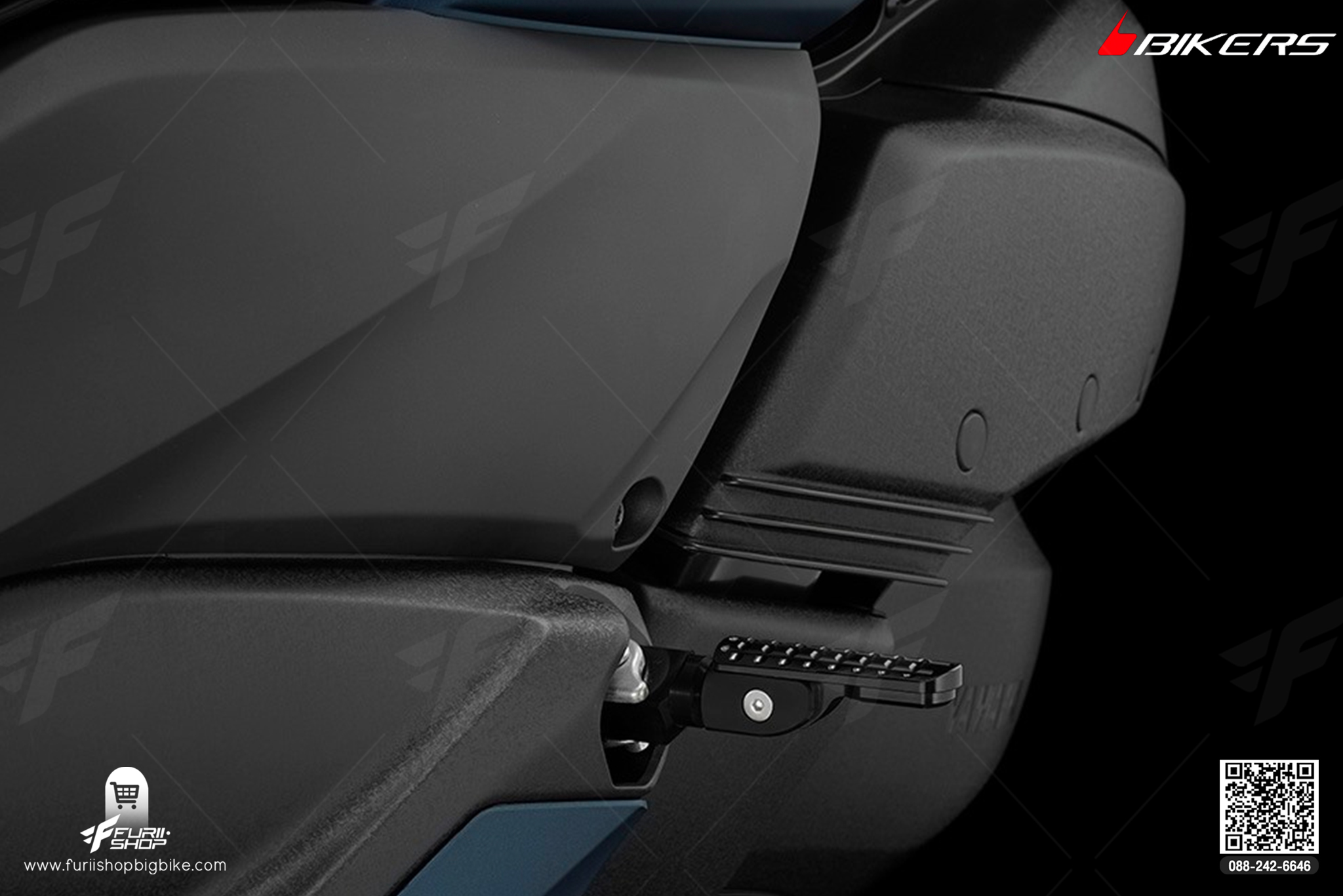 พักเท้าหลัง Rear Footrests พักเท้าหลัง Yamaha ยามาฮ่า X-MAX 300
