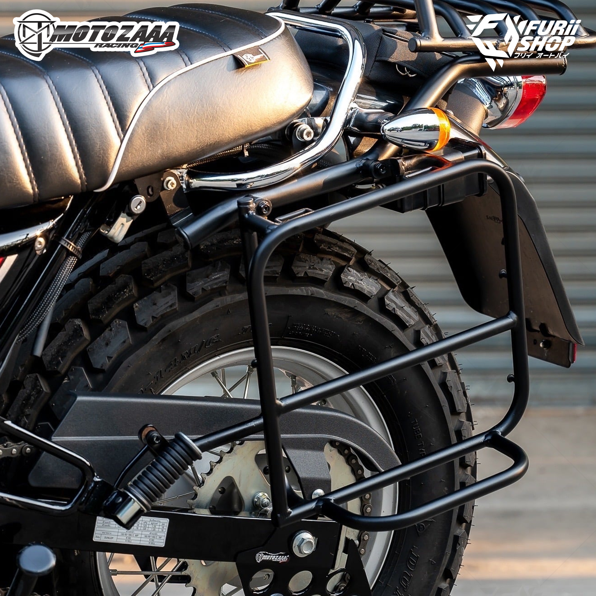 แร็คกระเป๋า ตัวใหญ่ MotoLordd MOTOZAAA : For Suzuki VanVan200 By Furii Shop