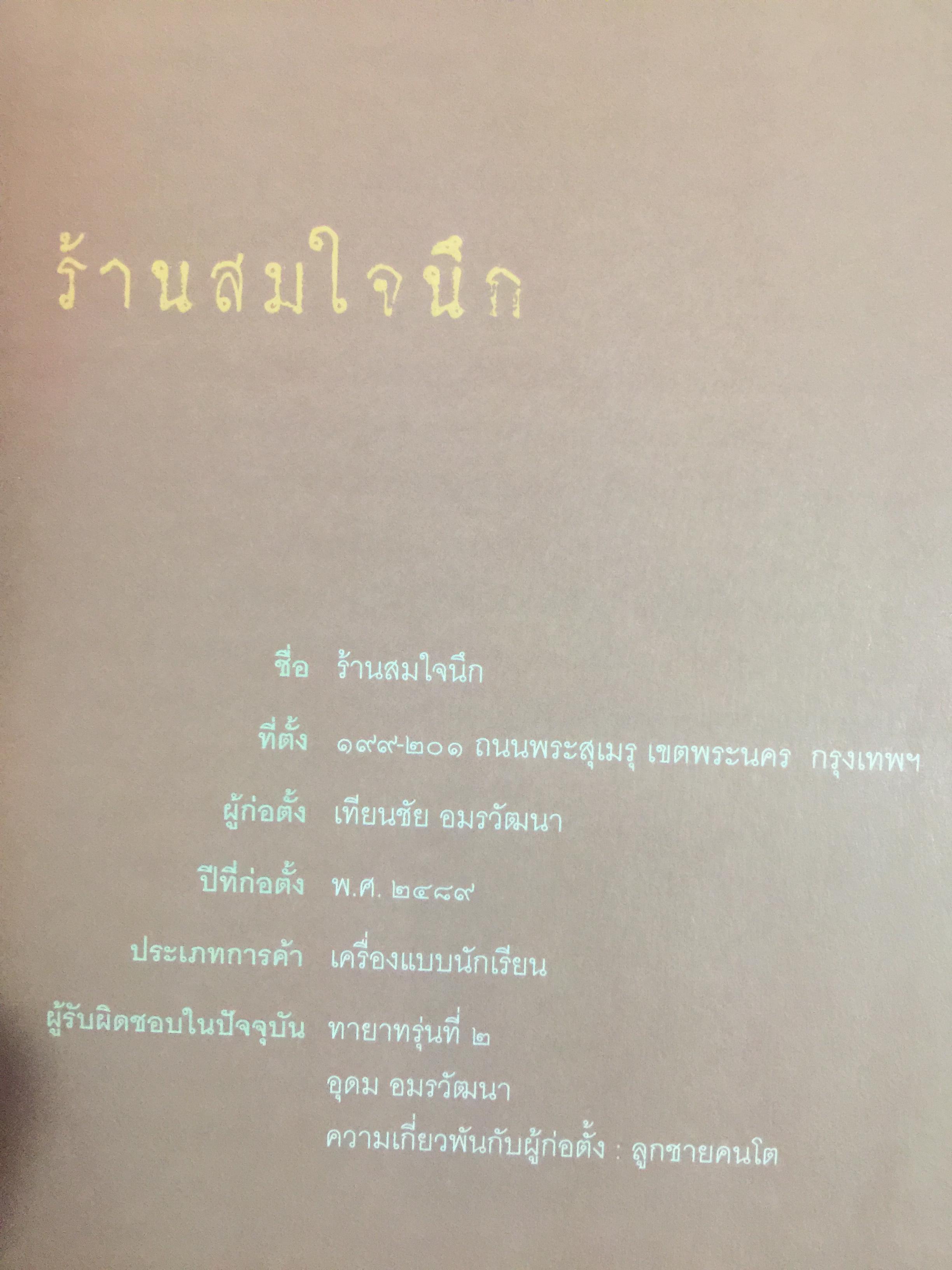 เสน่ห์ร้านเก่า. เรื่องเล่ากึ่งศตวรรษ จากร้านค้ายุคผู้เฒ่าผู้แก่ยังละอ่อน ผู้เขียน ธนาทิพ ฉัตรภูมิ 0 กก.