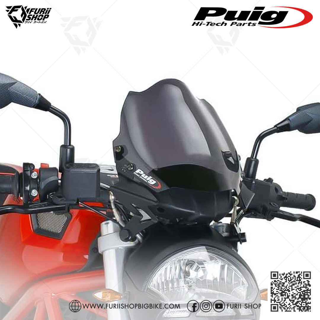 ชิวหน้า PUIG CUSTOM WINDSHIELD FOR Ducati Monster 795,696,796,1100