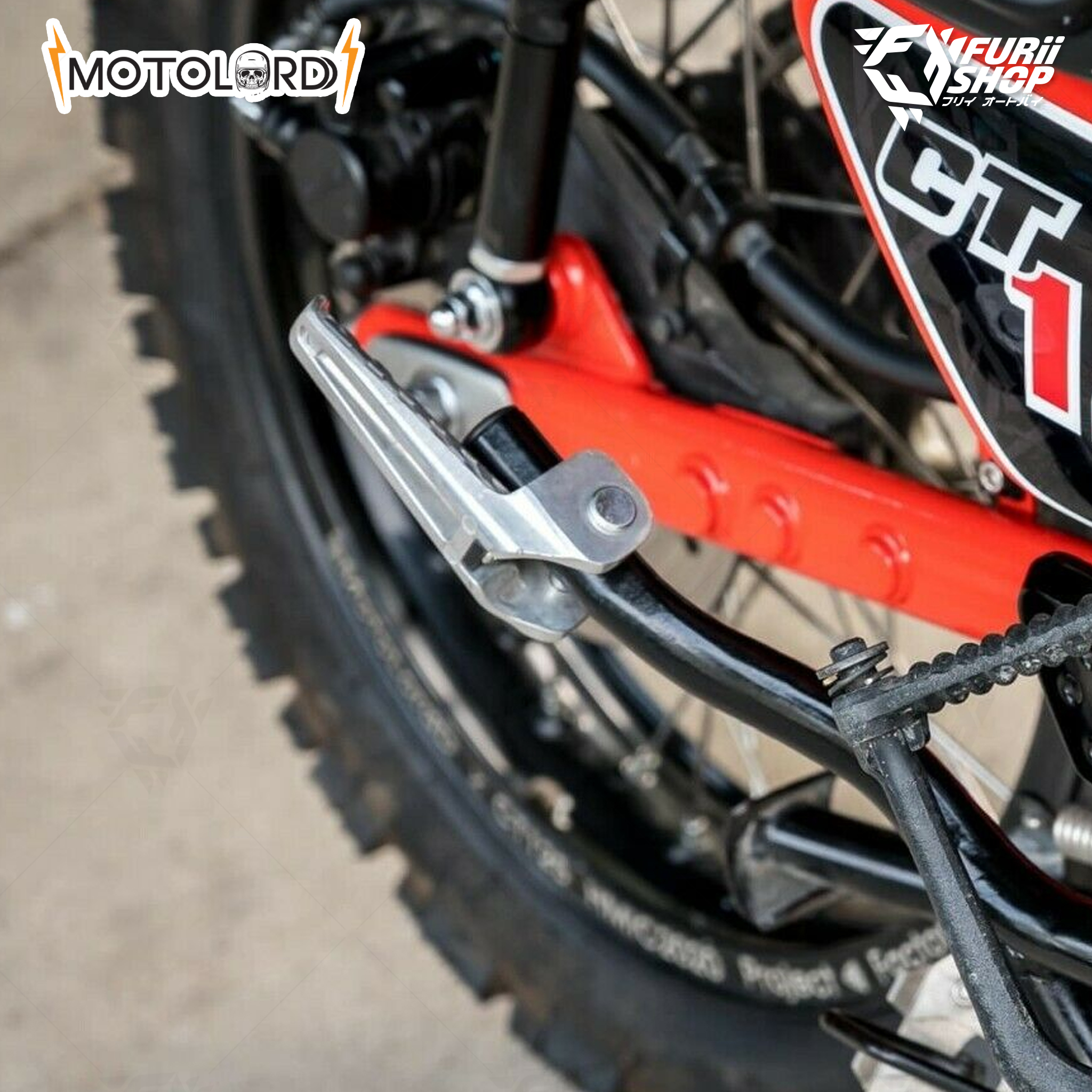 พักเท้า MotoLordd MOTOZAAA : For Honda CT125 By Furii Shop
