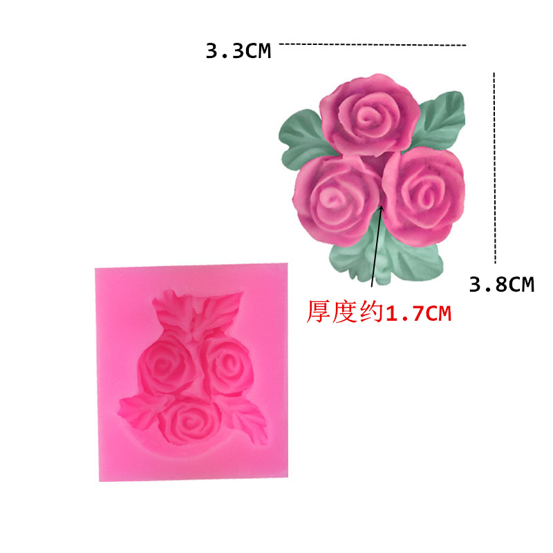 พิมพ์ฟอง ซิลิโคน ดองดอกไม้ช่อ