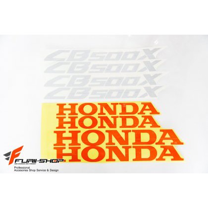 สติ๊กเกอร์ขอบล้อใน สีส้ม ขาว FOR HONDA CB500X