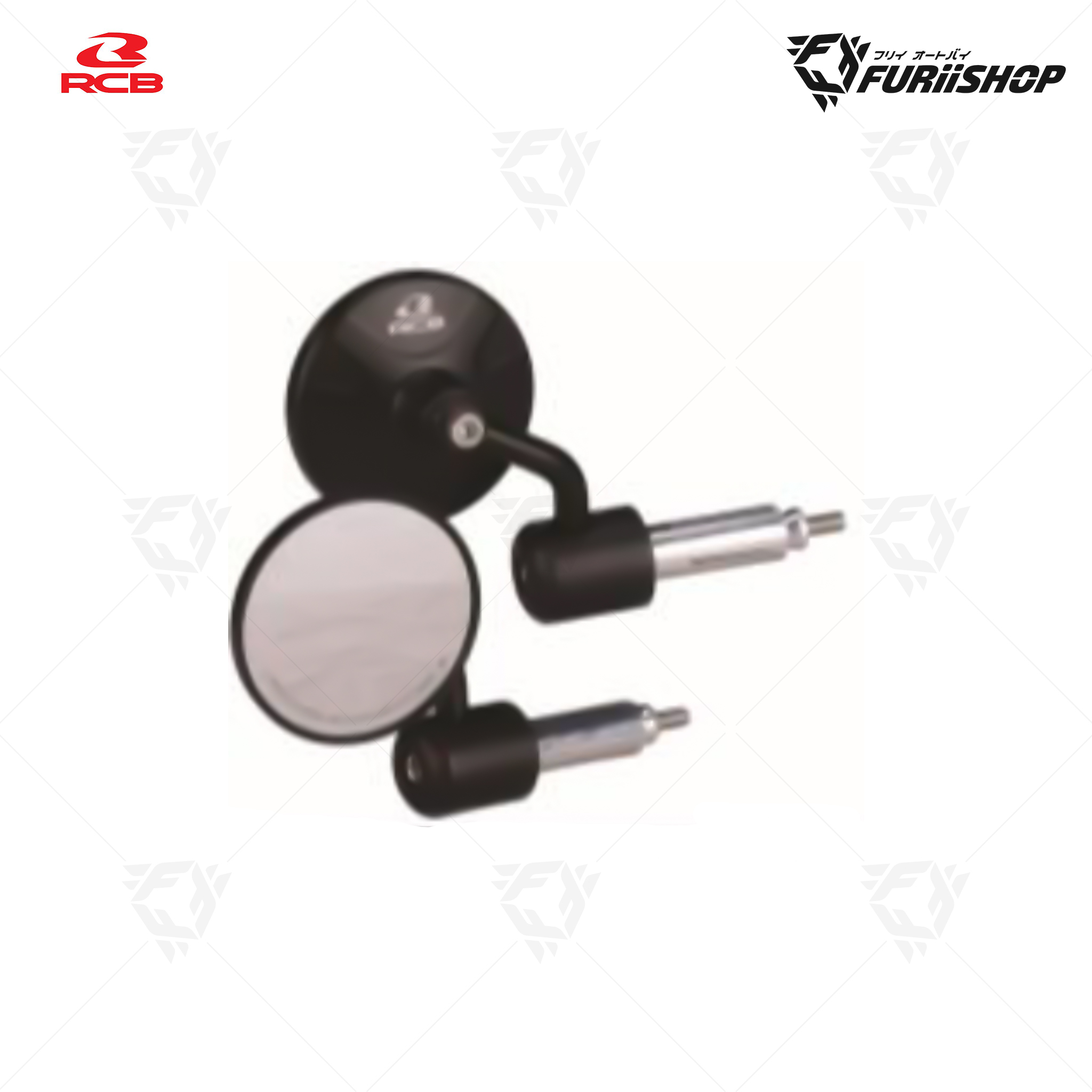 RCB (racingboy) กระจกปลายแฮนด์ S6 01MR009B
