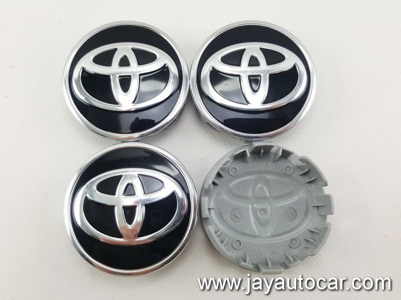 ฝาล้อรถยนต์ ฝาล้อแม็กซ์ โลโก้ Toyota สำหรับ ล้อแม็กซ์ เดิมโตโยต้า Toyota Vios Yaris Altis New ขนาดมาตรฐานล้อเดิมโตโยต้า 1ชุด 4ชิ้น ฝาแท้ครับ