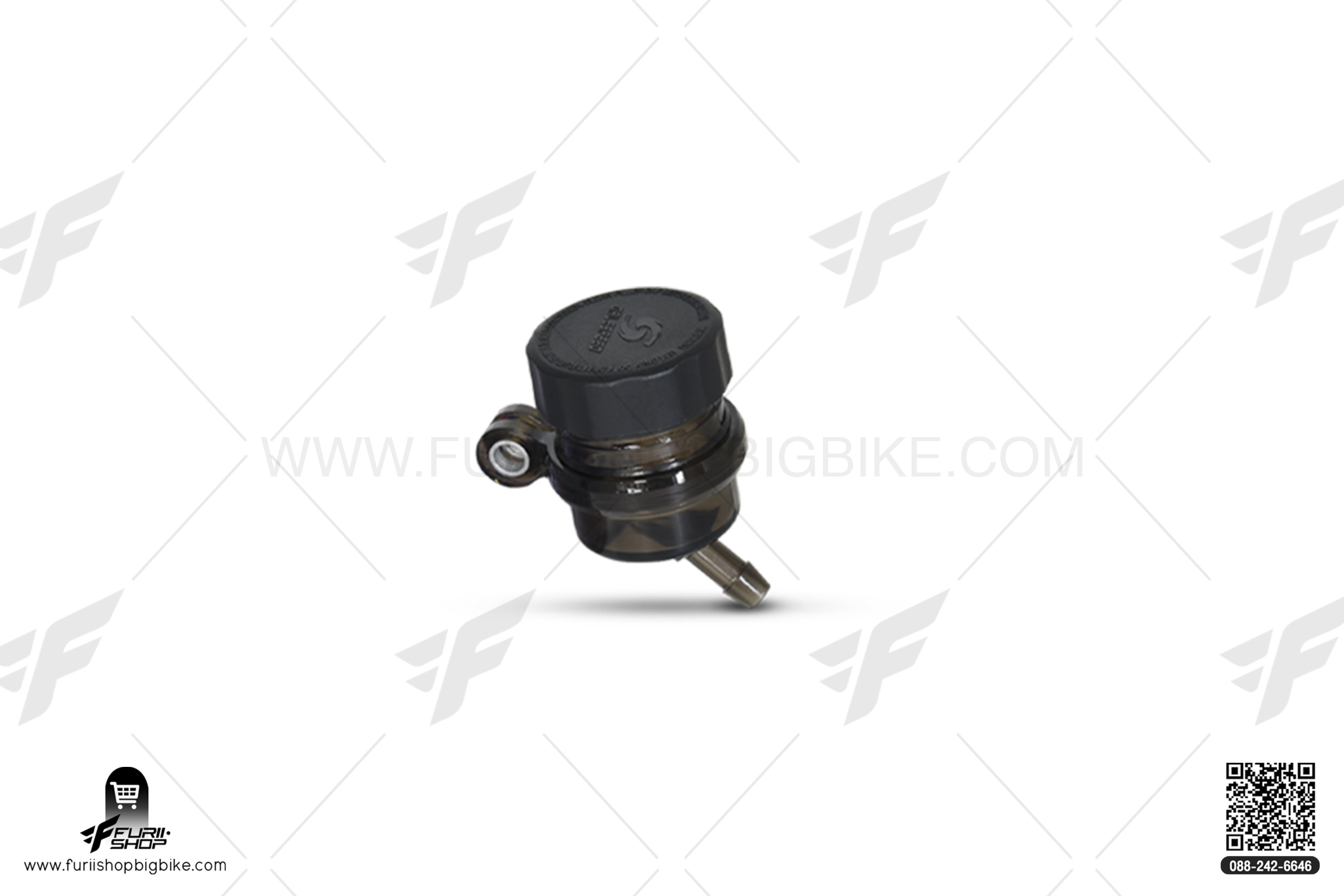 กระปุกน้ำมันเบรก [oil tank] SMOKE 15ml.