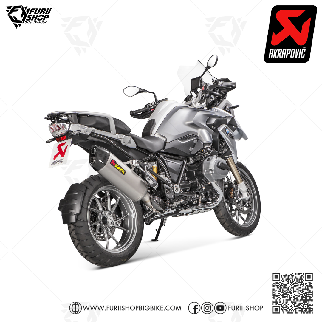 ท่อ Akrapovic Titanium Euro4 for BMW R1200GS 13-18'