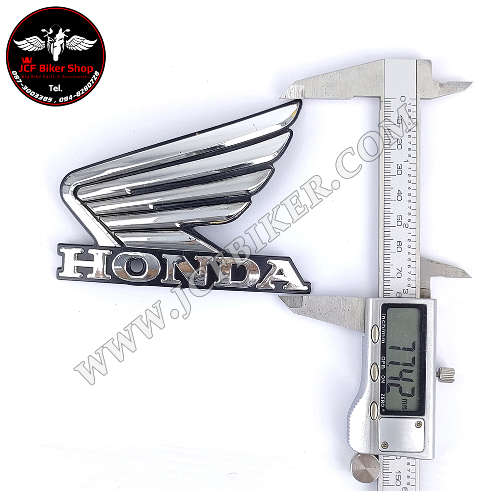 สติ๊กเกอร์ปีกนก HONDA ใหญ่งอ 10 cm.