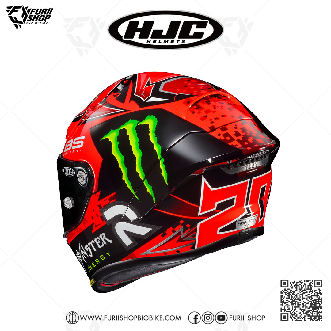 หมวกกันน็อคเต็มใบ HJC RPHA1 : QUARTARARO REPLICA MC1