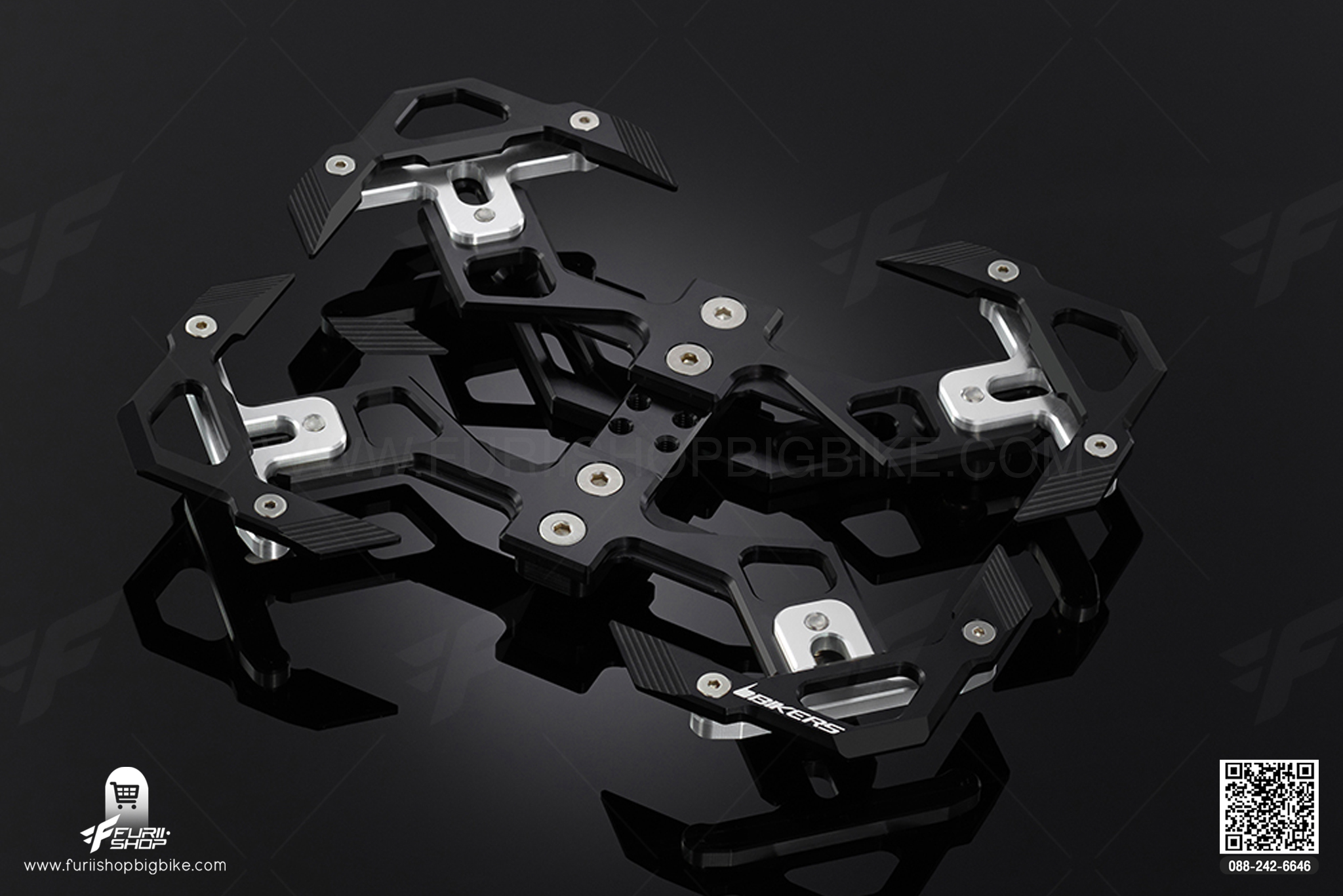 กรอบทะเบียน Premium Rear License Support Bikers Ninja650, Z650, Versys650 2015-2020