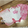 BS001_[Size-6-9-สีชมพูลายมงกุฎ]_ชุดเซ็ตบอดี้สูท-แพ๊ก3ตัว