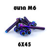 น็อตหัวเจาะไทเท (เบอร์10 M6X45)