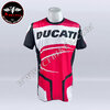 เสื้อยืดแขนสั้นคอกลม แดง-ดำ Ducati JT-528 เนื้อผ้าไมโคไฟเบอร์ มีประสิทธิภาพในการซับเหงื่อสูง ผ้านิ่ม