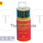 SHR0259000K ชุดดอกสว่านเจาะเหล็ก (mm) 19-PCE SELECT-A-DRILL SET 1.0-10.0x0.5mm SHERWOOD