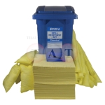 Solent Spill Control.Spill Kit Wheeled Bin S+ Chemical 240L