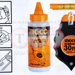 ปักเต้าตีเส้น 30m พร้อมผงซอล์ก INGCO 6301042