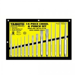 CHROME VANADIUM CHISEL &PUNCH SET (14-PCE)