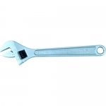 12" SATIN-CHROME ADJUSTABLE WRENCH
