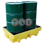 Solent Spill Control.Spill Pallet for 2-Drums