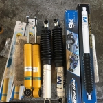 บิลเหลืองเยอรมัน หลัง MX6 สปริง Dobinsons หน้า หลัง Full Set ไป Pajero Sport