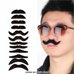 หนวดปลอม หนวดแฟนซี สำหรับการแสดง ปาร์ตี้ ปลอมตัว นักสืบ มือปืน Fake Beard for Funny Party Performance MU05