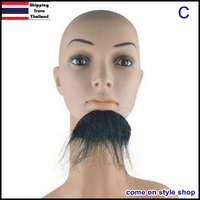 C หนวดแฟนซี หนวดปลอม ปาร์ตี้ คอสเพลย์ ปลอมตัว วันเกิด Fancy Fake Beard for Funny Party