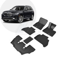 **รุ่น 6 ที่นั่ง** พรมปูพื้นรถยนต์ 3D สำหรับ BMW X7 ( G07 )