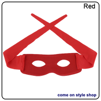 หน้ากากโซโร Zorro Mask หน้ากากผู้ชาย หน้ากากออกงาน หน้ากากแฟนซี Zorro Masked Man Eye Fancy Mask (Red)