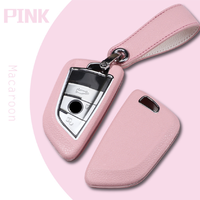 เคสกุญแจ BMW Macaron รุ่น AC150 **สีชมพู**