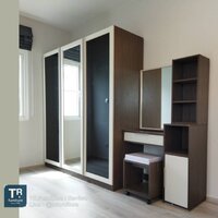 ชุดห้องนอน รุ่น Grandio ขนาด 5 ฟุต สีไลท์เวงเก้-เฟบริค