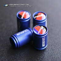 จุกลม Power สกรีนข้าง MOTORSPORTS **สีฟ้า**