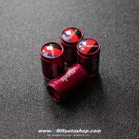 จุกลม Power สกรีนข้าง sports **สีแดง**