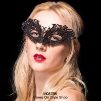 หน้ากากคาร์นิวัล Canival ลูกไม้สีดำ หน้ากากปาร์ตี้ หน้ากากออกงาน หน้ากากแฟนซี Sexy Carnival Lace Mask Costume Party Fancy Dress Ladies Masquerade Mask Party Mask Black Mask Party Gift M087BK
