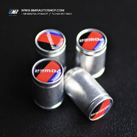 จุกลม Power สกรีนข้าง MOTORSPORTS **สีเงิน**