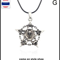 สร้อยคอแนวร็อค พังค์ ฮิปฮอป เครื่องประดับแฟชั่น Punk Rock Hip-Hop Necklace (N074) G