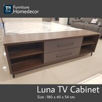 ตู้วางทีวี 1.8 เมตร รุ่น Luna สีมอคค่า-กราไฟต์