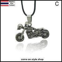 สร้อยคอแนวร็อค พังค์ ฮิปฮอป เครื่องประดับแฟชั่น Punk Rock Hip-Hop Necklace (N070) C