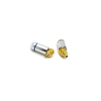 X-Tips ขั้ว MMCX สีเงินบอดี้กลม