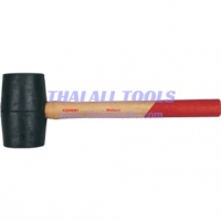225g(8oz) BLACK RUBBER MALLET WOOD SHAFT KENNEDY