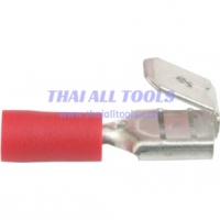 6.3mm RED PIGGY BACK PUSH ON (100/PACK) KENNEDY