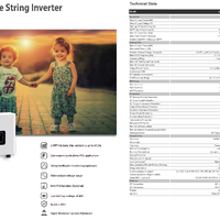 TMDA Grid tie/ On grid Inverter รุ่น 5kW single phase(กันย้อนในตัว+CT)